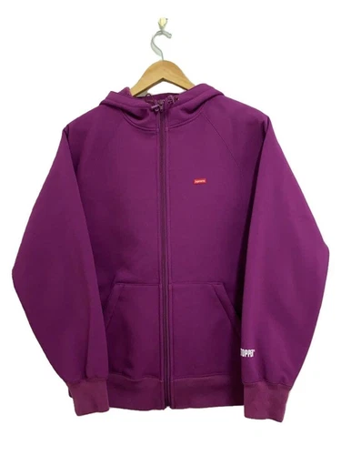 Felpa Supreme con cappuccio zip S poliestere usata