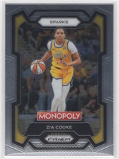 #69 Zia Cooke 2024-25 Prizm Monopoly WNBA Base Los Angeles Sparks