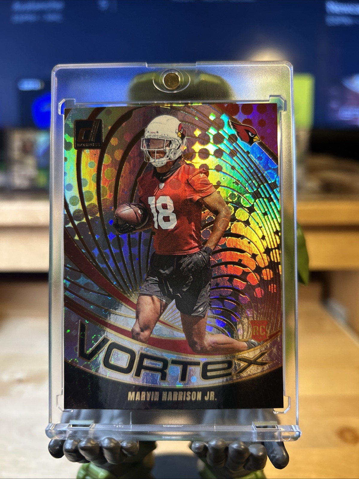 2024 Panini Donruss Marvin Harrison Jr. Vortex RC #VOR-MHJ Ohio State Cardinals