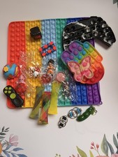 Fidget Toy Lot Bundle Pop It Sensory Toys ADHD Stress Relief Kids Bulk