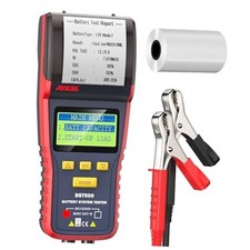 BST500 Car Battery Tester with Printer, 12v 24v Automotive Battery Load Red