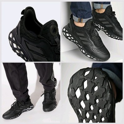 [GZ6445] Adidas Mens Web Boost Core Black Running Sportswear Shoes Size 12