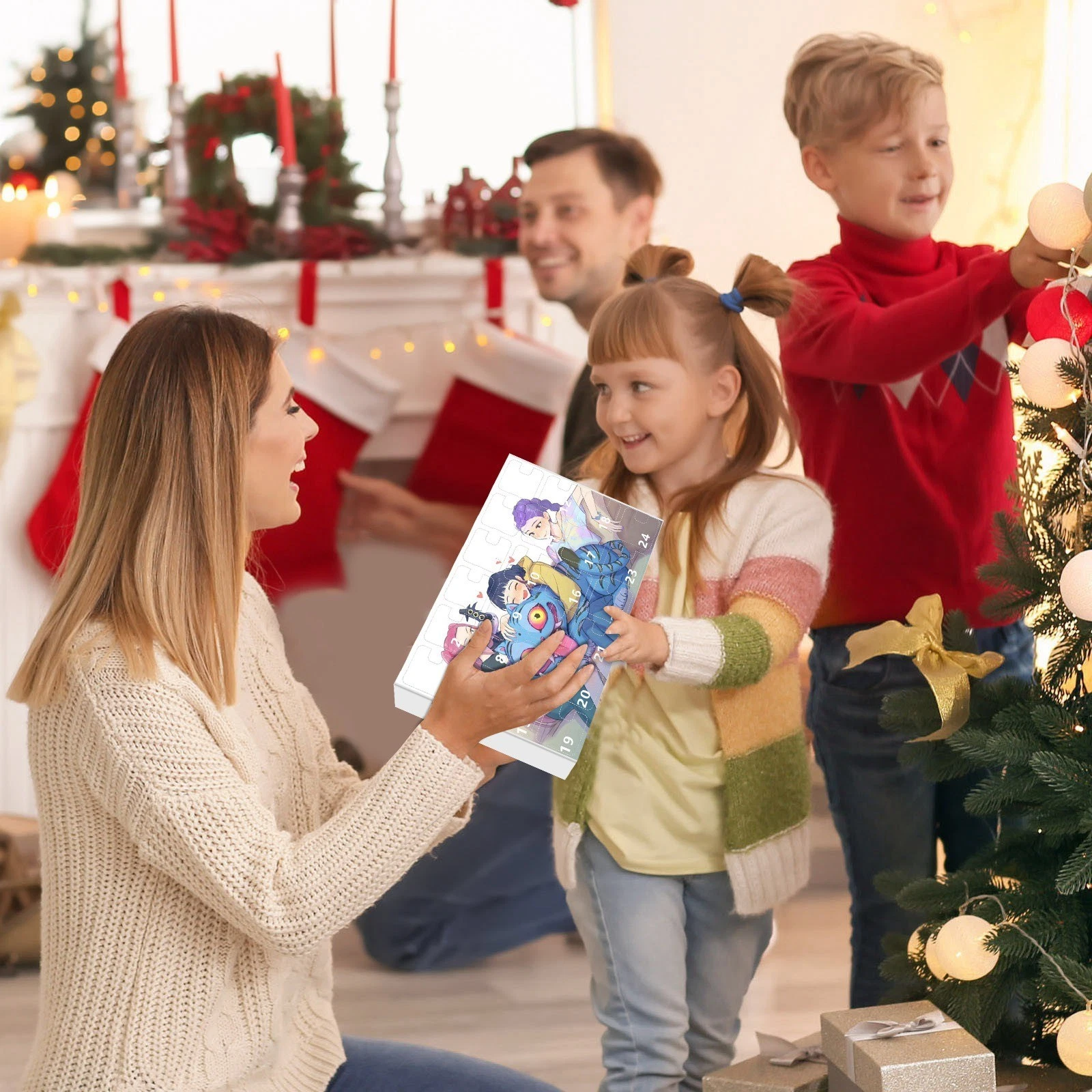 Kpop Demon Hunters Derpy 2025 Advent Calendar Mystery Blind Keychain Countdown