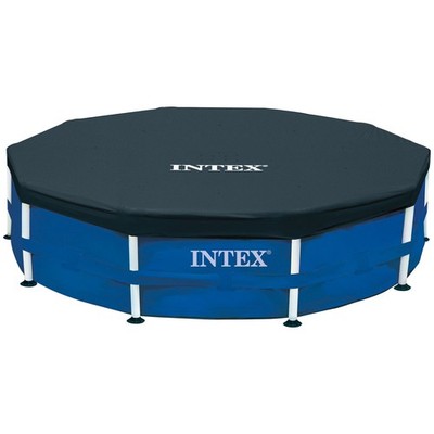 Intex Abdeckplane Ø 305 cm Pool Abdeckung Poolabdeckplane rund für Frame Pools