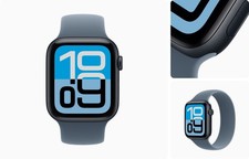 Apple SE (3rd Gen) 40 mm Waterproof Smart Watch GPS (2025) Midnight Sport Band