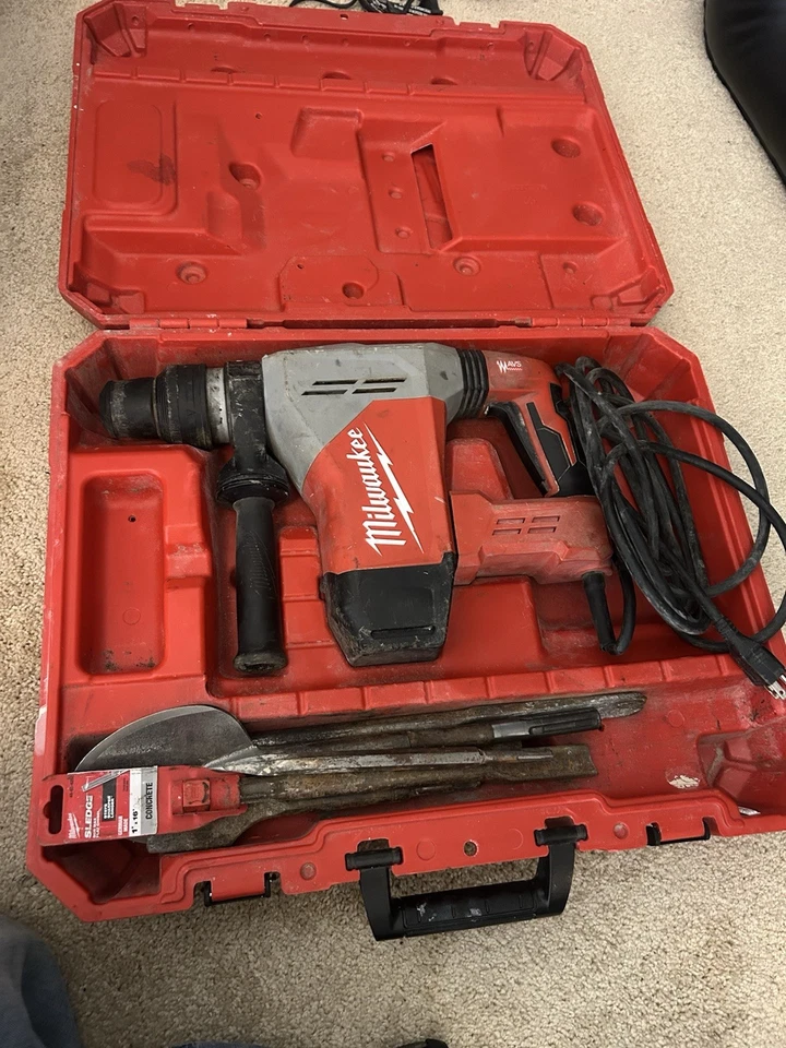 Martillo rotativo Milwaukee 1-9/16" SDS Max Foto 2 de 3