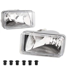 IRONTEK Clear Lens Fog Lights Assembly Fits 2007-2014 for Chevy Silverado 200...