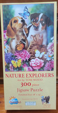 Sunsout 300 Large Piece Puzzles "Nature Explorers" Tom Wood 18x24 inch New