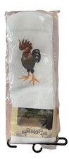 Calcetines InkStables Ecuestres Unisex Blancos Con Estampado de Gallo Talla L Nuevos en Paquete