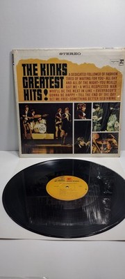 The Kinks Greatest Hits Vinyl LP Shrink GD+ You Really Got Me 