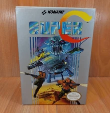 MINTY BOX CIB Super C complete in nintendo nes collector quality VGC CLEAN lot