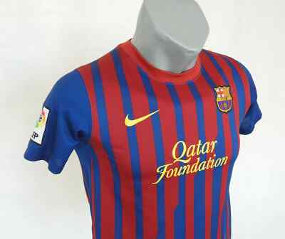 FC Barcelona 2011 - 2012 Home Jersey Nike Shirt #4 Size Children L