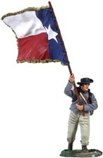 William Britain: 31187 Infantry Color Sergeant Charging 1st Texas Flag Retired