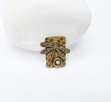 4 Dragonfly Charms, Earring Charms Antique Bronze 16x15mm G37035