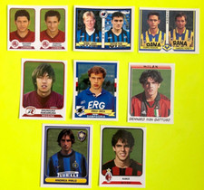 Panini & Service Line & more Calciatori ROOKIE 8 STICKER EXCELLENT Original Back