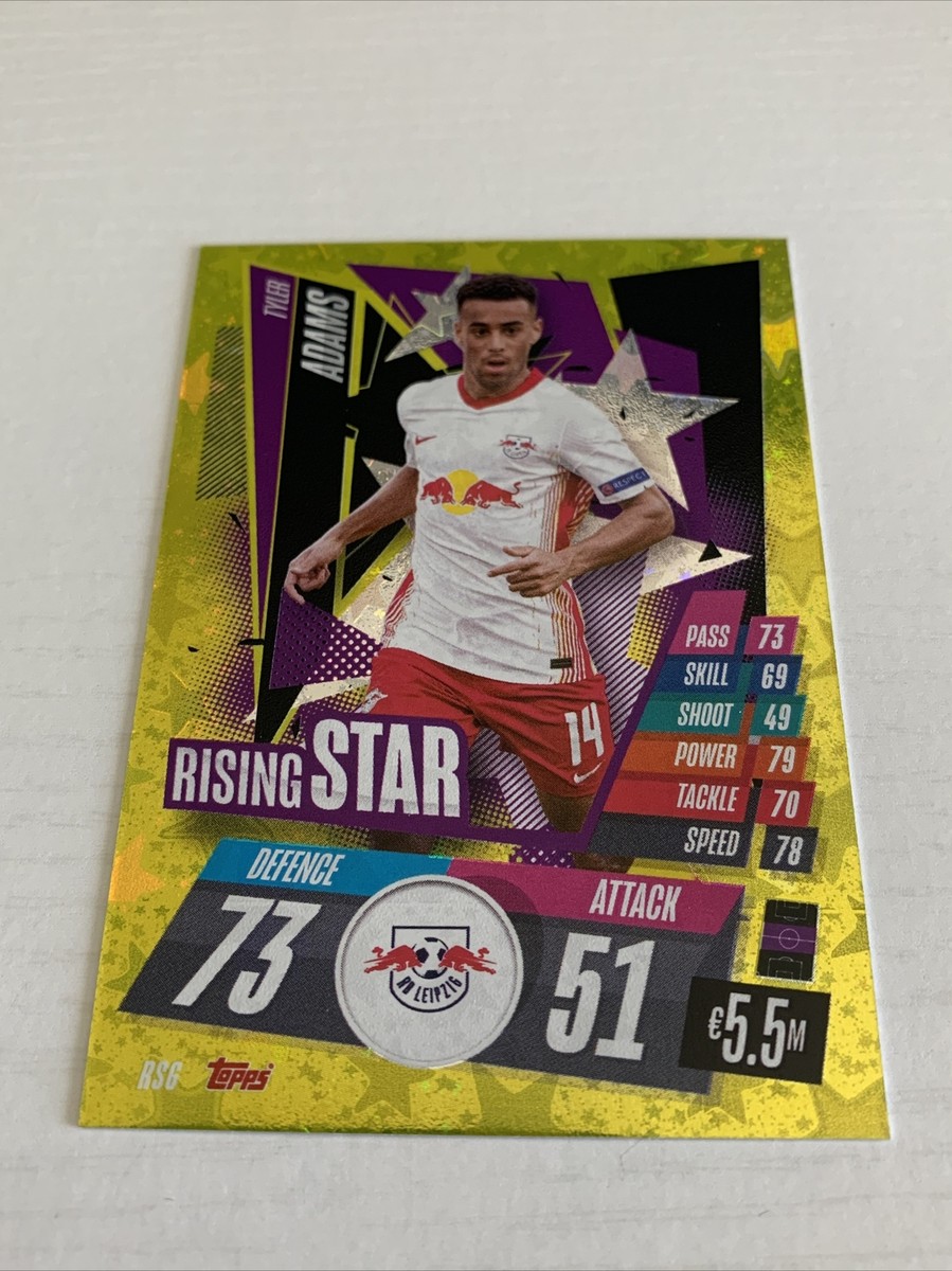 TYLER ADAMS Topps Match Attax RISING STAR RS6 UEFA Champions