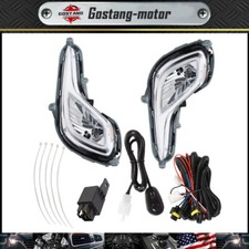 For 2012-2017 Hyundai Accent Front Pair Fog Lights Lampswiringswitch Kit Set