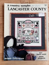 Vintage Cross Stitch Pattern A Country Sampler Lancaster County Burdett 1987