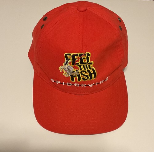 Hat Red Adjustable Size Fishing Cap 