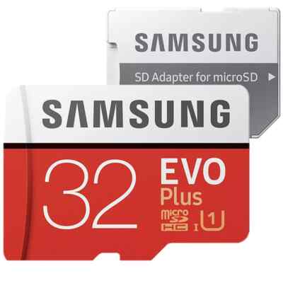 Samsung MicroSD EVO Plus 32GB Class 10 Micro SDHC Memory Card