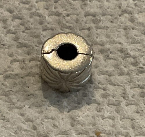 PANDORA 925 ALE STERLING SILVER SUNBURST STOP SNAP BEAD BRACELET CHARM - Picture 4 of 10