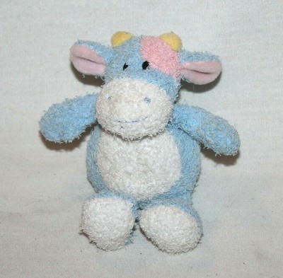 blue cow stuffed animal