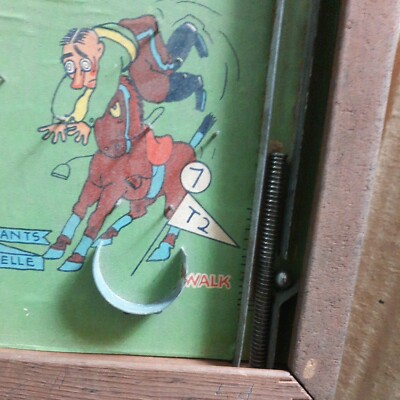 Ancien jeu de flipper de table Double Poosh Up Circus Clown