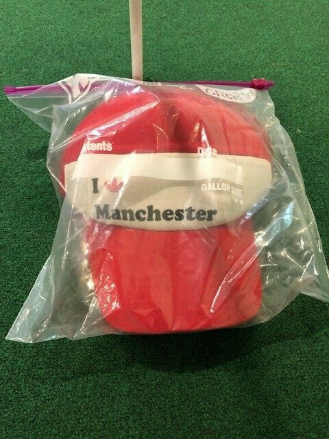 Manchester United Adidas Red White Hat Cap Snapba… - image 6