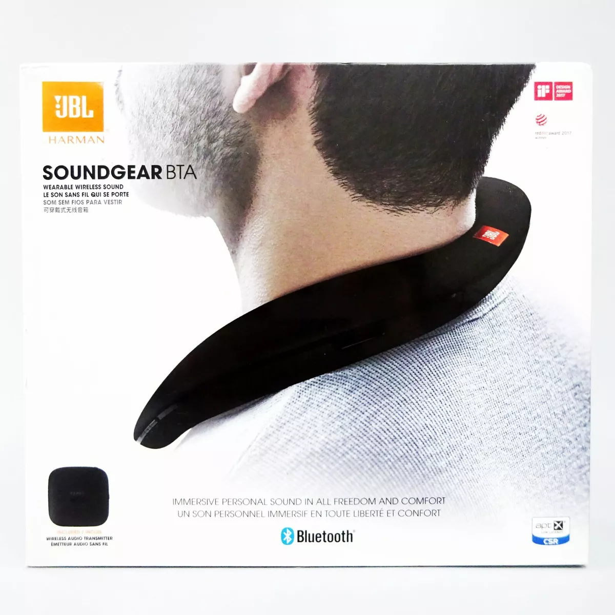 JBL Soundgear BTA Wearable Ear-Free Wireless Speaker Bluetooth Japan NEW