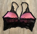 Victoria’s Secret Small Black Lace PINK Push-Up Bra Bralette — photo 2