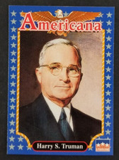 Harry Truman 1992 Americana Starline Card #79 (NM)