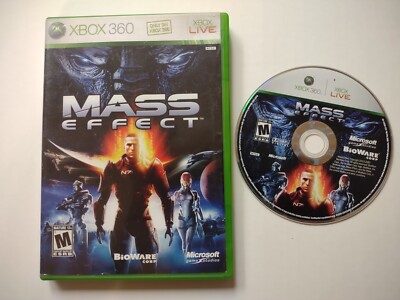 Mass Effect (Microsoft Xbox 360, 2007) NO MANUAL TESTED WORKS