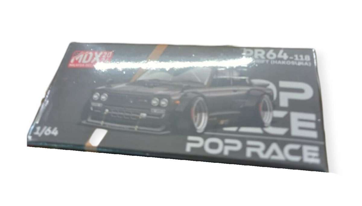 K-POP・アジア RT-6368 1/64 SKYLINE GT-R V8 DRIFT (HAKOSUKA) COCA COLA CHROME BLACK