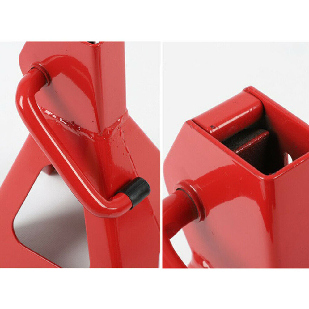 2PCS Axle Stands 3 Ton Lifting Capacity Heavy Duty Car Caravan Floor