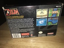 The Legend of Zelda: A Link to the Past (Nintendo SNES, 1992) Complete. W Map