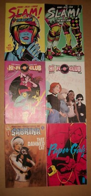 6 lot Image comics Paper Girls 2 Archie Sabrina 6 Slam! Boombox 1-2 Hi-Fi mix VF