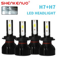 For Mercedes-Benz C250 C300 C350 - 4pc Combo Headlight High Low Beam LED Bulbs
