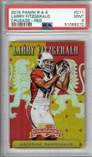 2015 Rookies and Stars Longevity Crusade Red #11 Larry Fitzgerald 54/99 PSA 9