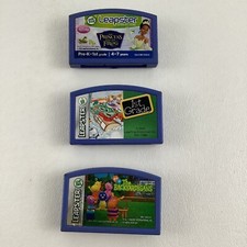 Leap Frog Leapster Game Cartridges Backyardigans Princess The Frog 1st Grade Lot