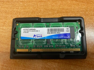 1GByte A-DATA HYOVF1A0834ZJ PC2-6400 Notebookarbeitsspeicher RAM #P756