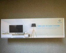 Yecaye 125 Inch CMC-02 Cable Concealer White Home Improvement Interior Design