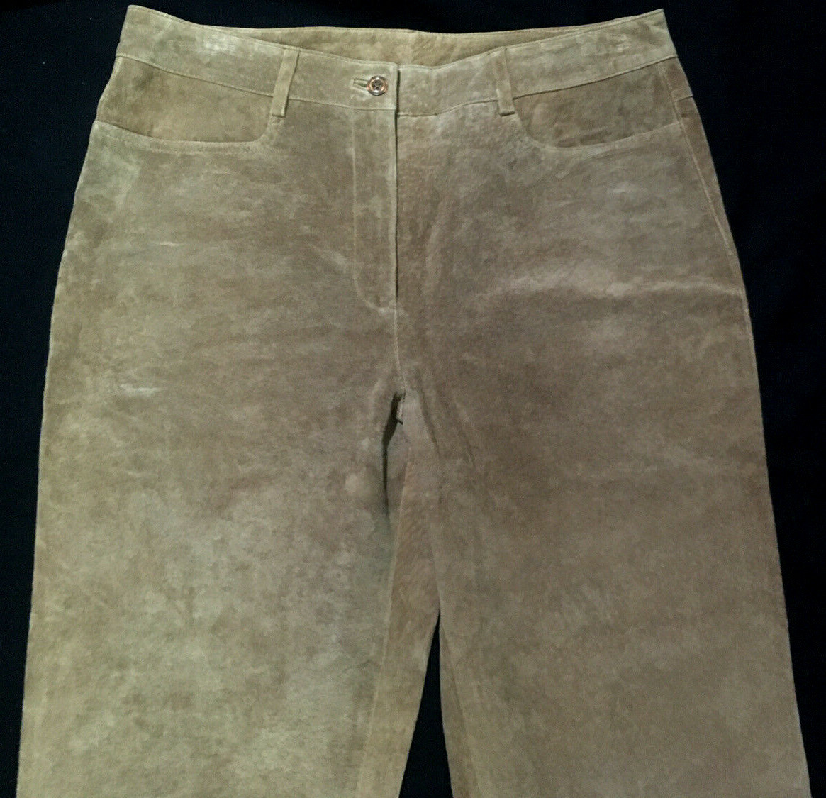 ETCETERA Leather Suede SILKY SOFT Pants Straight … - image 5