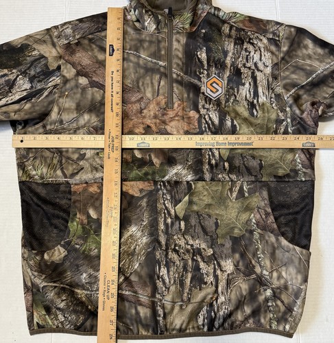 SCENTLOK Savanna Aero Raid Odor Control 1/2 Zip Hunting Hoodie Jacket - X-Large - Picture 7 of 7