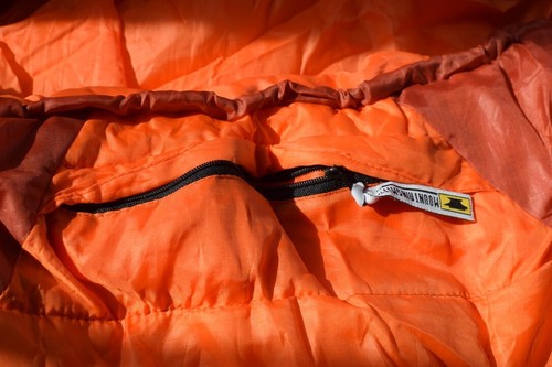 Mountainsmith Wolverine 20-Degree Sleeping Bag Orange Relaxed Mummy - Picture 8 of 23
