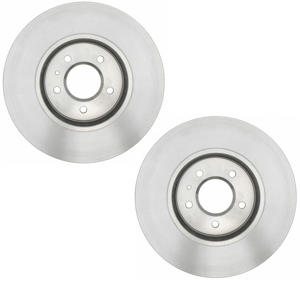 Pair Set 2 Front 5 Stud Disc Brake Rotors 12.4