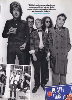 1977 Stiff Tour Line-Up (Nick Lowe, Ian Dury) - Mini Poster/Magazine Clipping