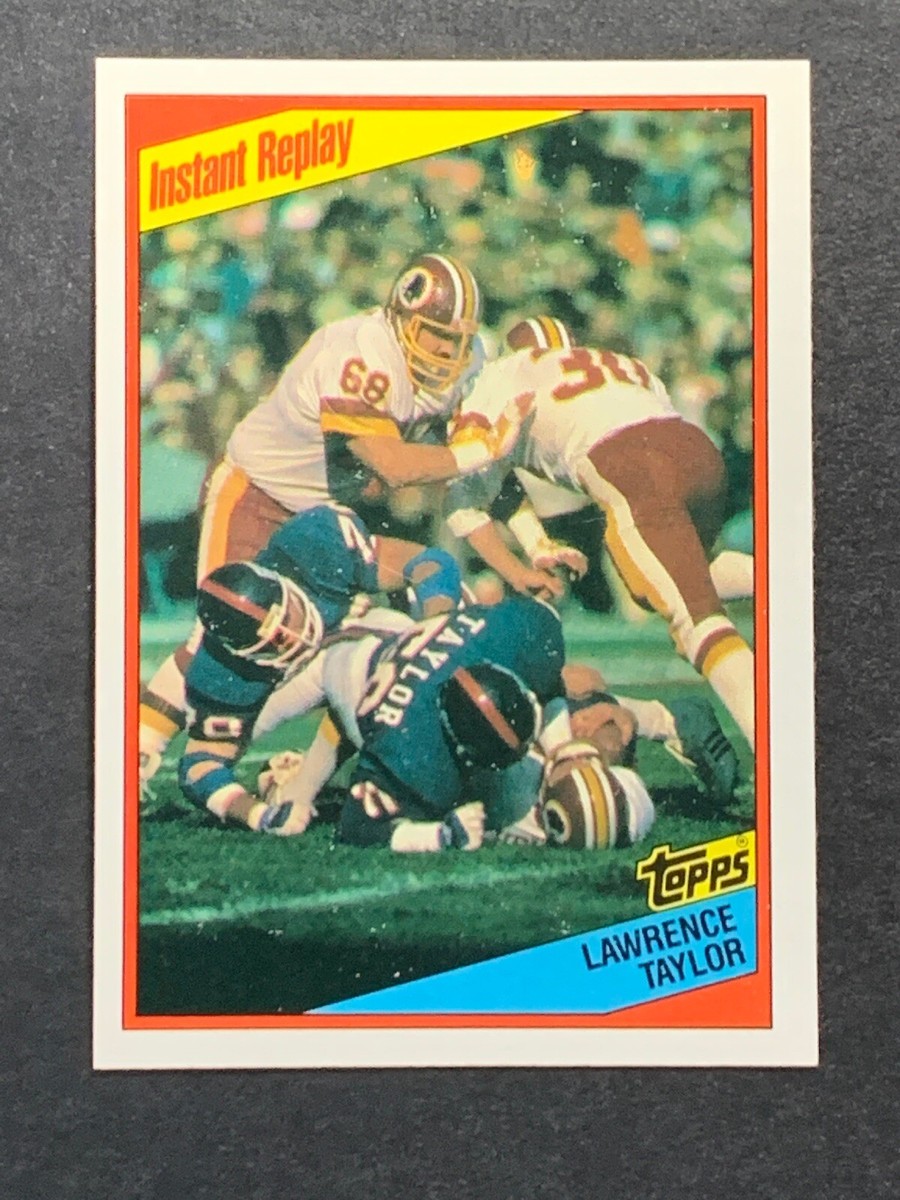 1984 Topps Football Card #322 Lawrence Taylor Instant Replay New