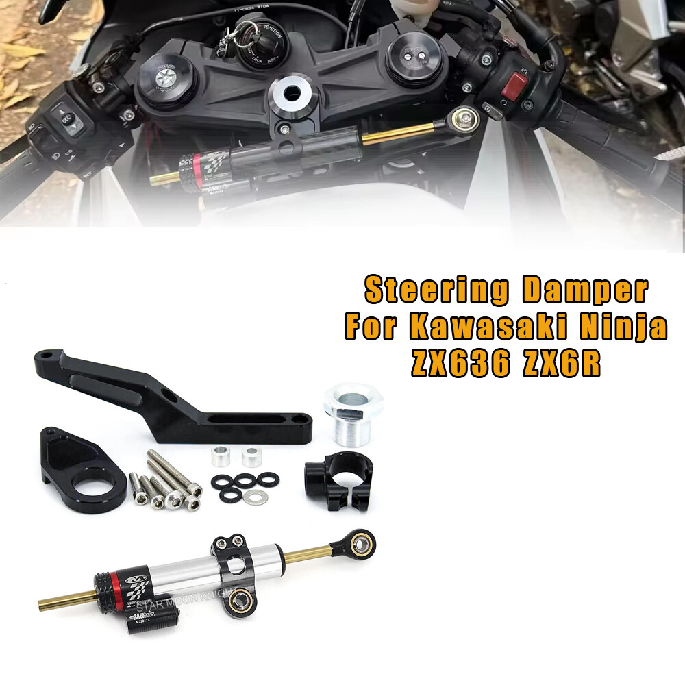 Steering Damper For Kawasaki Ninja ZX636 ZX6R 2009-2025