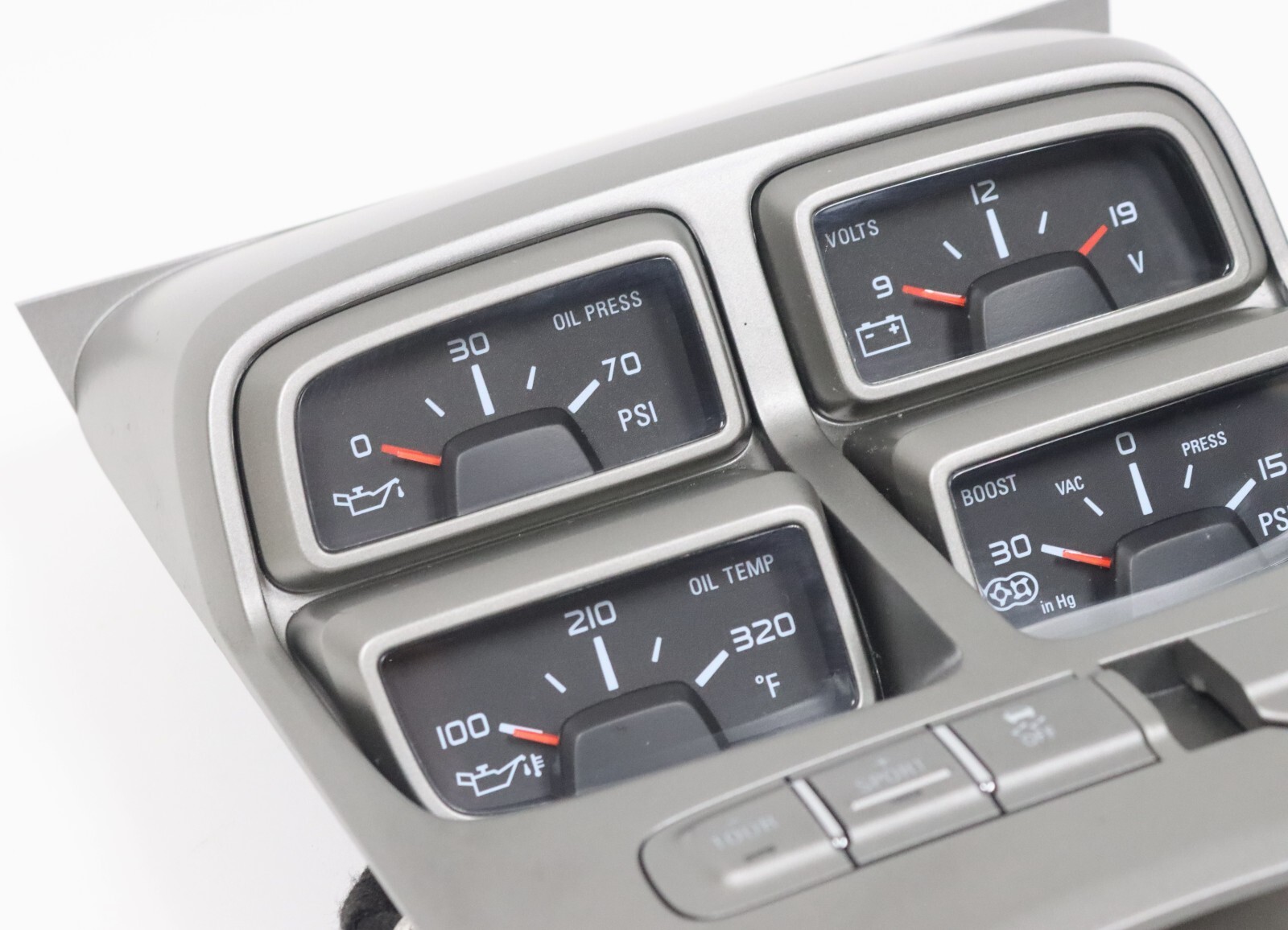 20122015 Camaro ZL1 Manual 6 Speed Shifter Plate w/ Boost Gauge USED