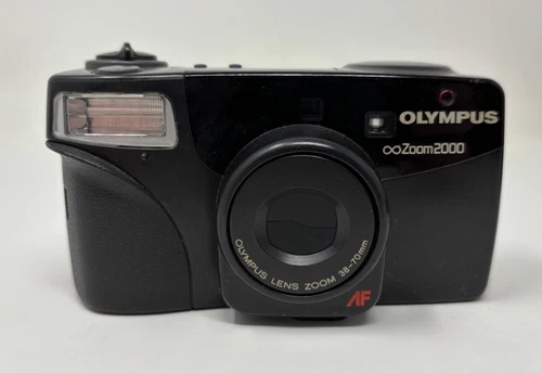 Olympus Infinity Zoom 2000 AF 38-70mm 35mm Point & Shoot Film Camera TESTED